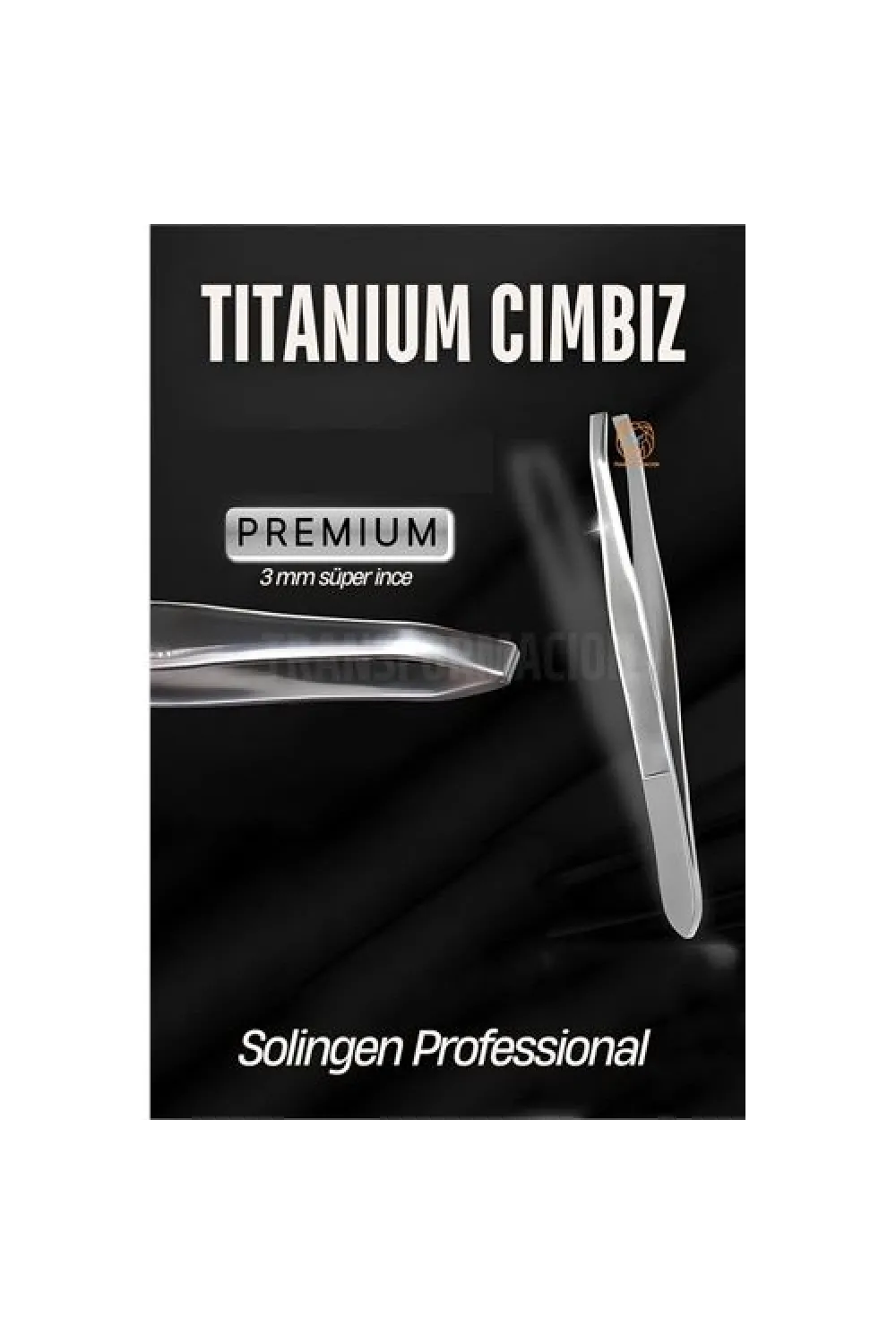 3 mm İnce Uçlu Cımbız Titanyum Çelik Solingen Professional