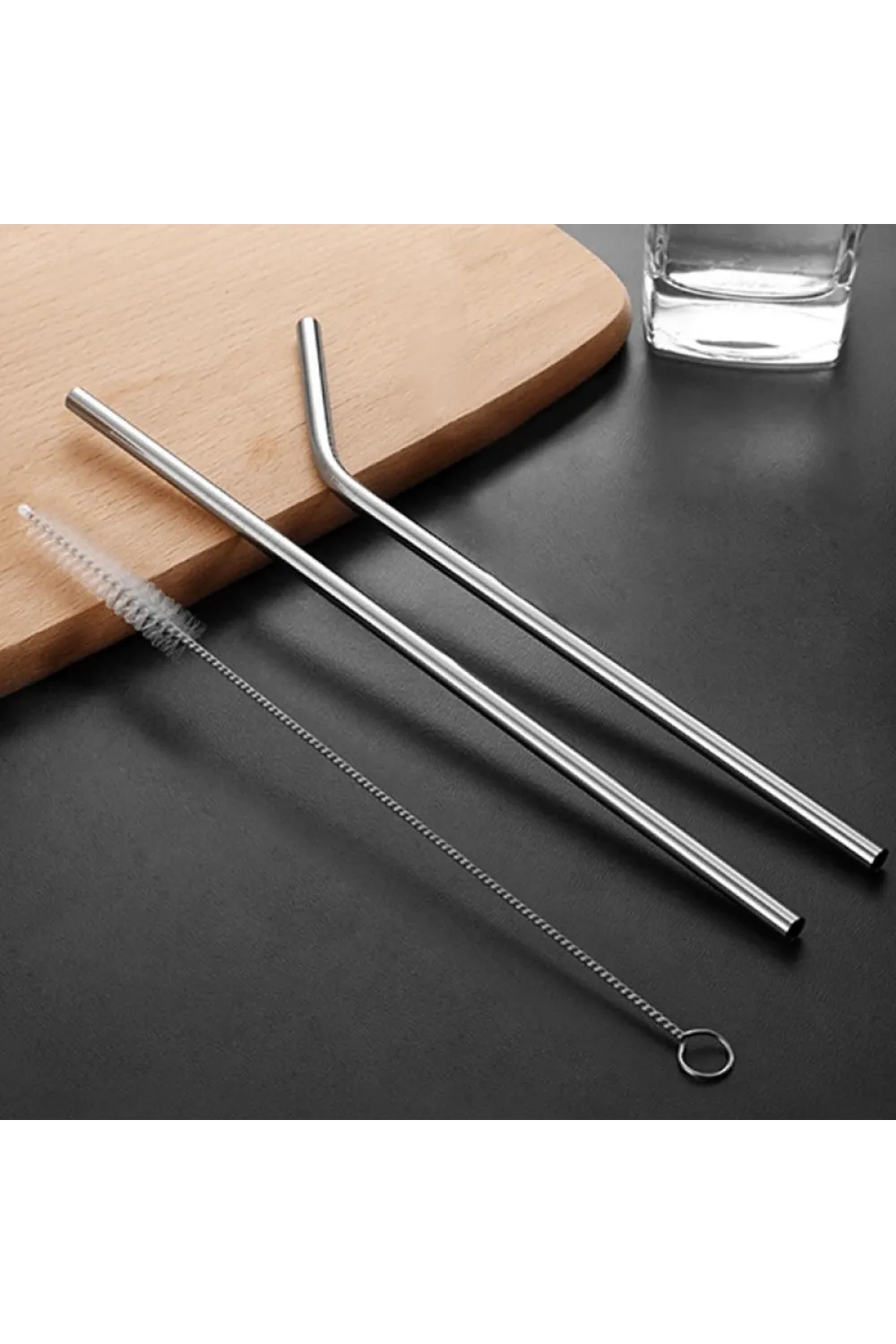 3 Parça Paslanmaz Çelik Pipet Seti