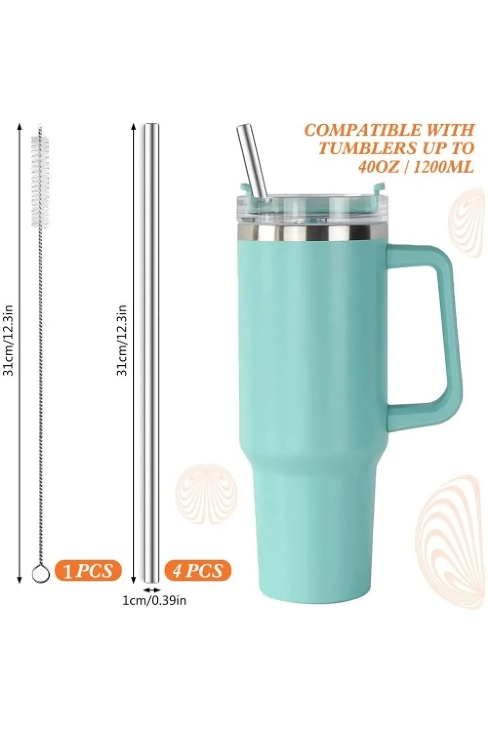 3 Parça Paslanmaz Çelik Pipet Seti