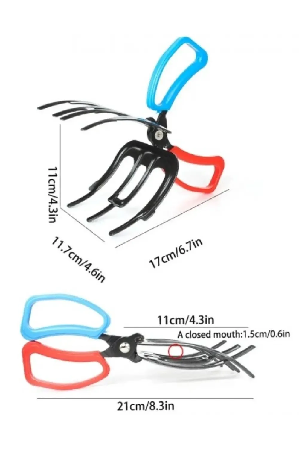 3 Pençeli 11 cm Balık Sabitleyici Maşa