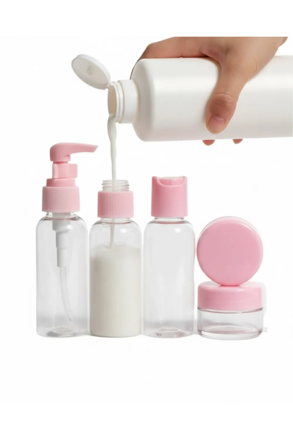 30 Ml 5’li Seyahat Banyo Şişe Seti Çantalı