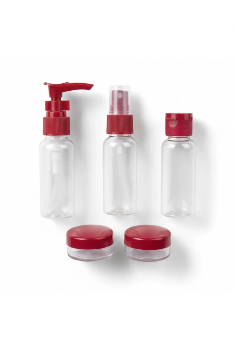 30 Ml 5’li Seyahat Banyo Şişe Seti Sızdırmaz Tasarım