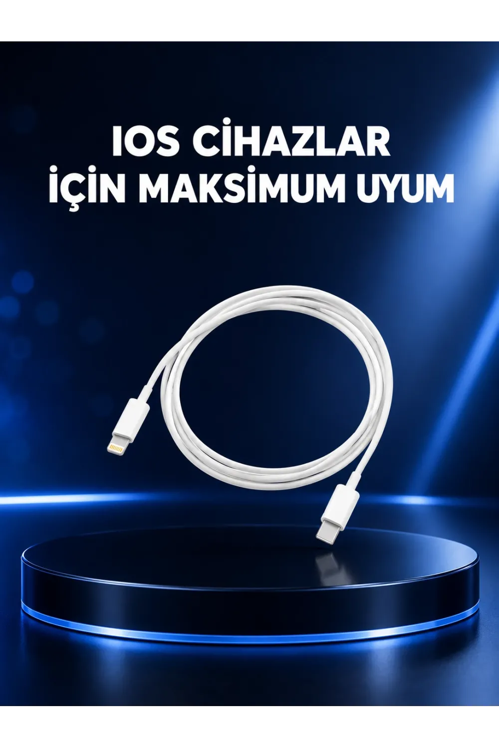 30w Type-c Lightning Hızlı Şarj Kablosu 1.2m İphone Uyumlu