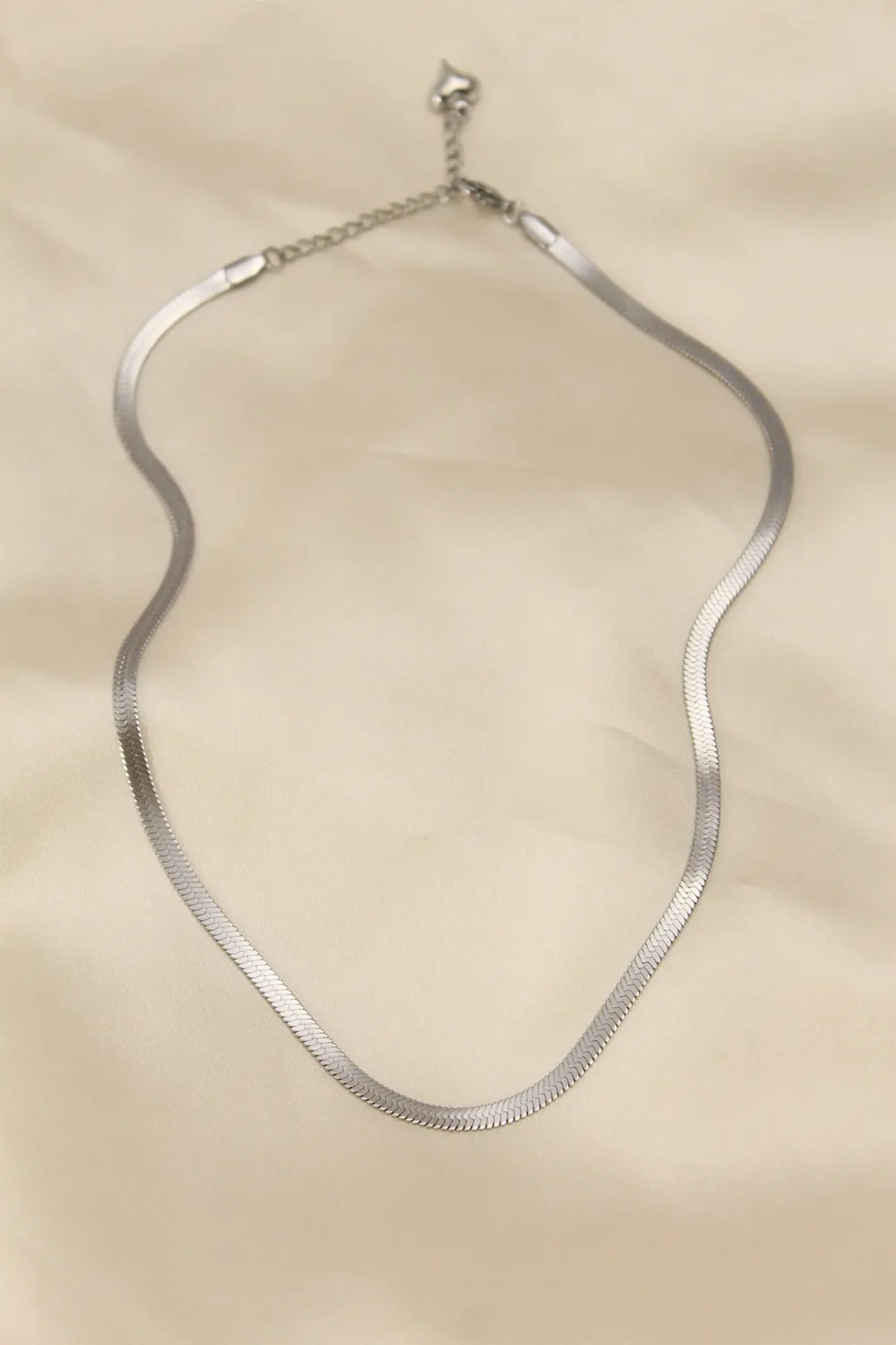 ietaks™ 316L Çelik Silver Renk 45 cm İtalyan Zincir Model Kadın Kolye