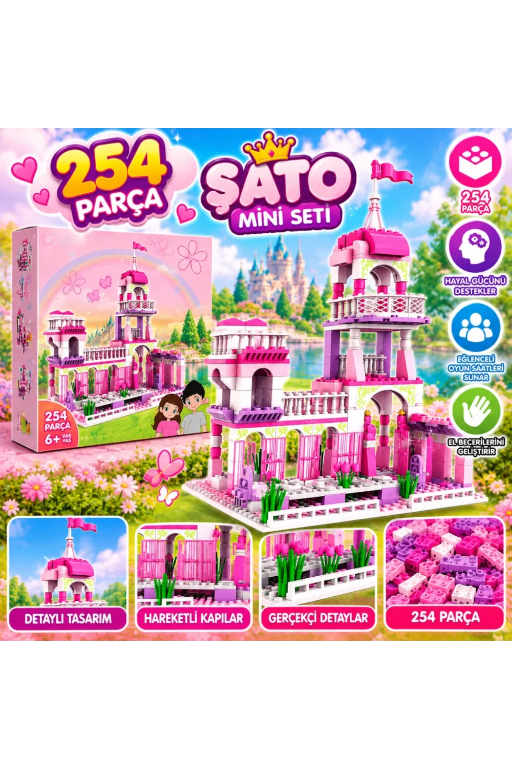 3262 254 Parça Şato Mini