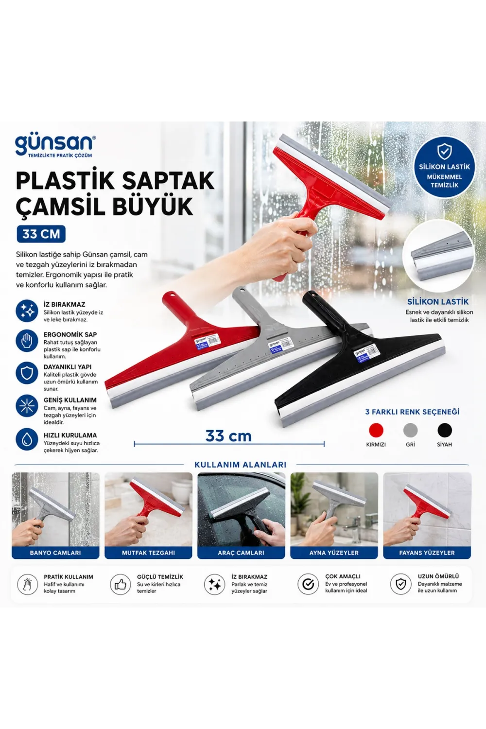 33cm Büyük Camsil - Çekpas