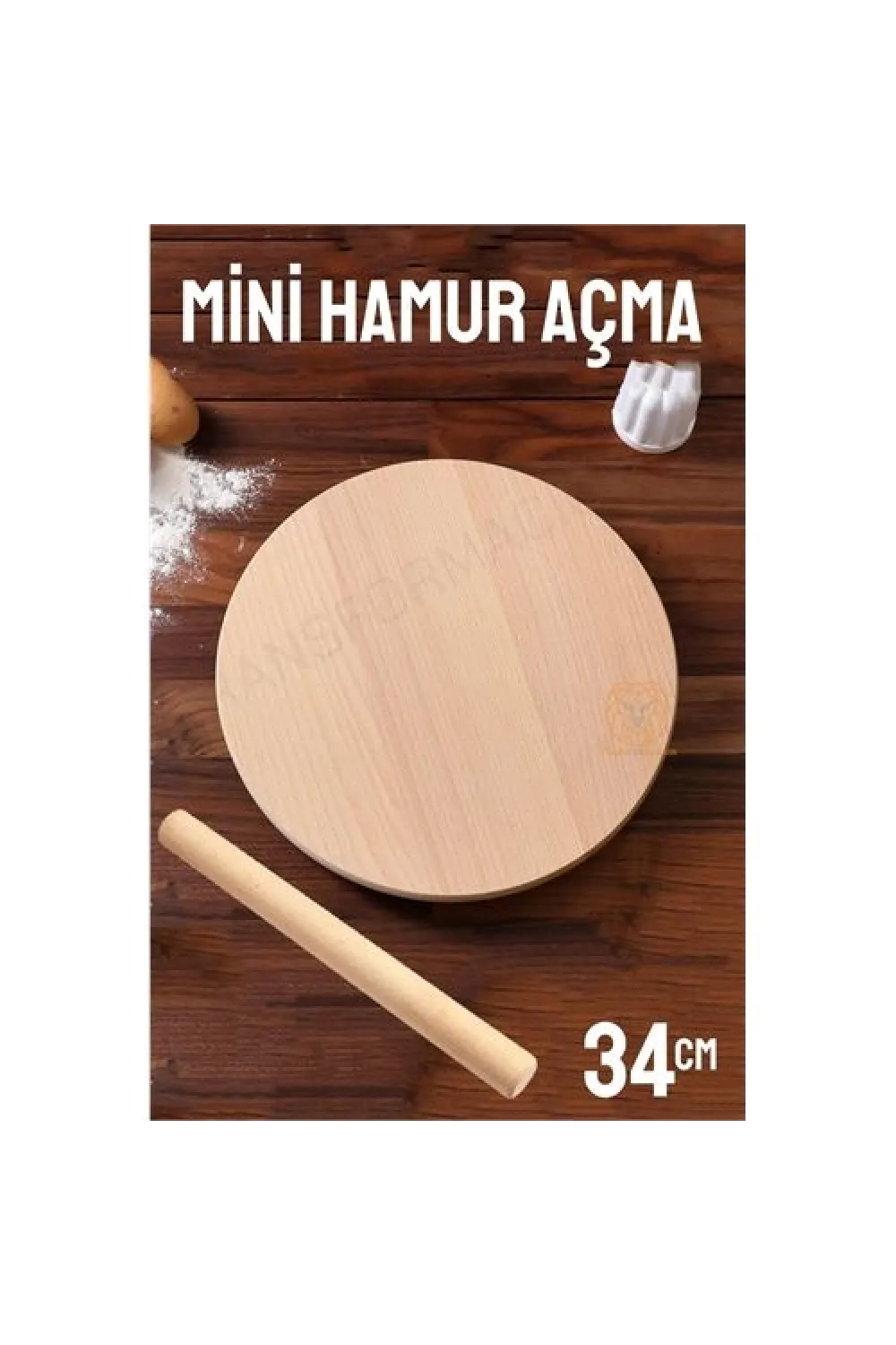 34 Cm Merdaneli Hamur Açma Masası 715494