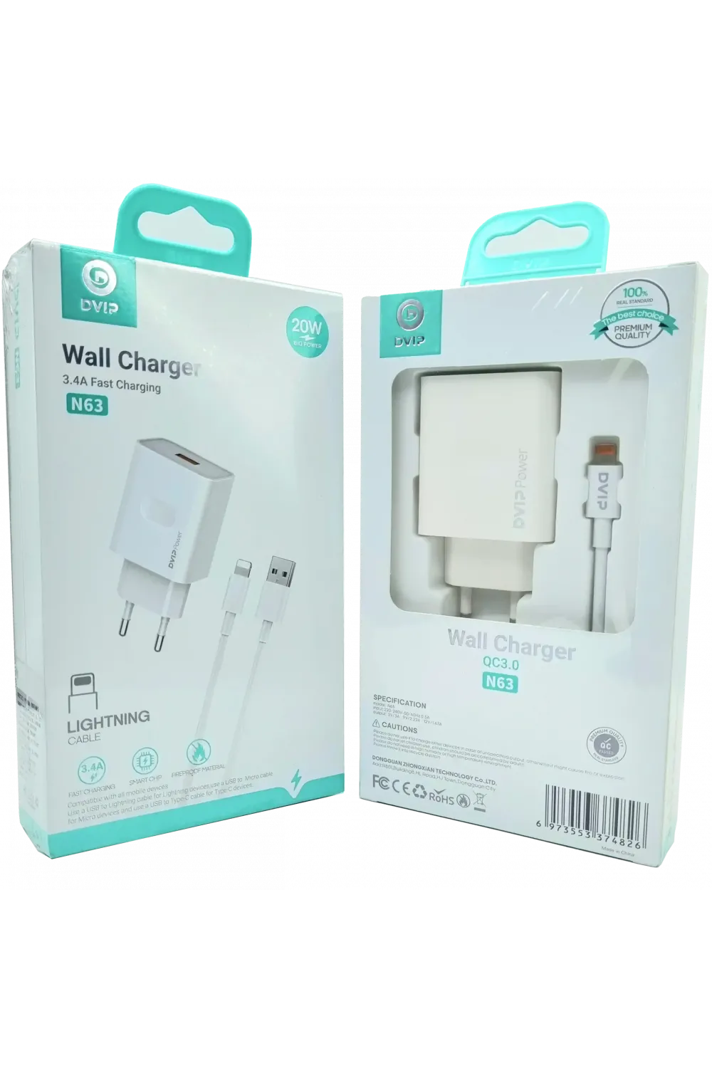 3.4A QC3.0 Usb İphone Şarj Aleti DVIP N63