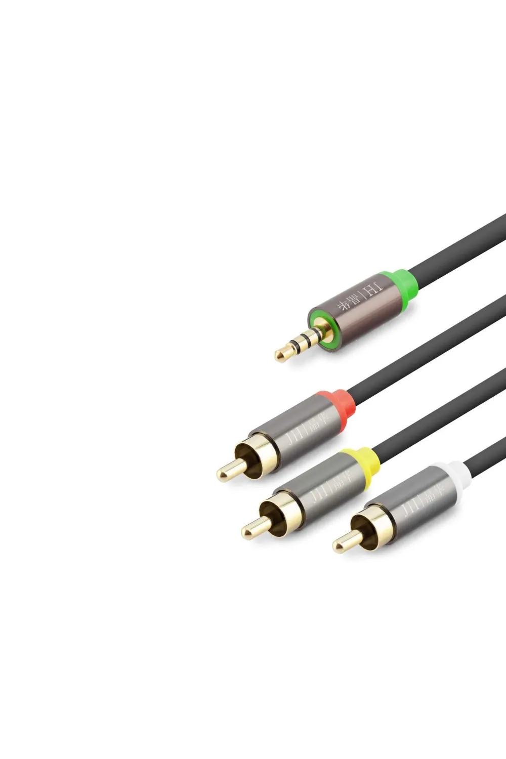 3.5 Mm To 3Rca Kablo 2Lıne Gold 1.5M Siyah HDX1064