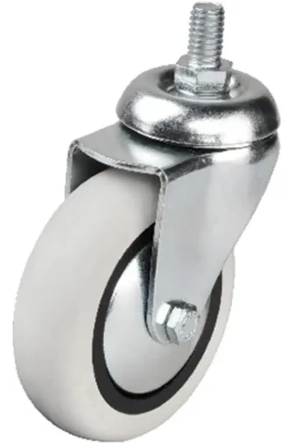 352 - 75x25 Mm Pvc Makaralı Vidalı Teker 4 Adet