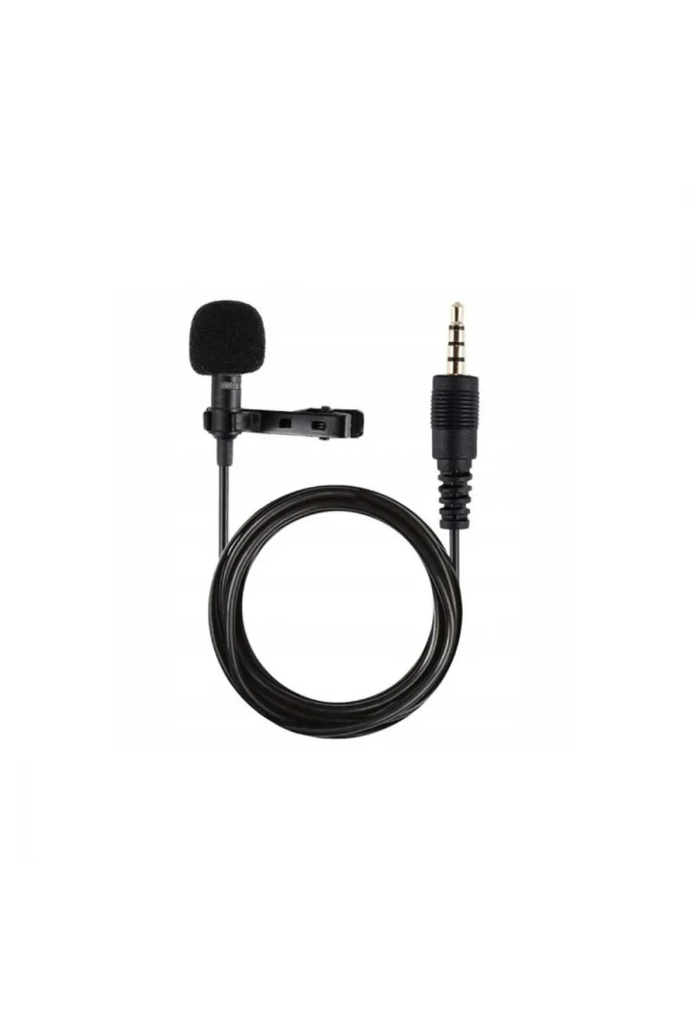 3.5mm Jak 1.5 Metre Double Mikrofon - Siyah