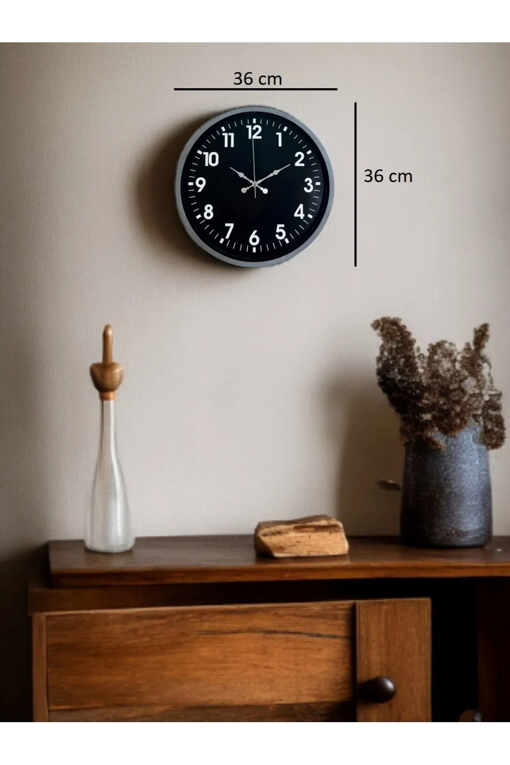 36 Cm Asil Dekoratif Duvar Saati