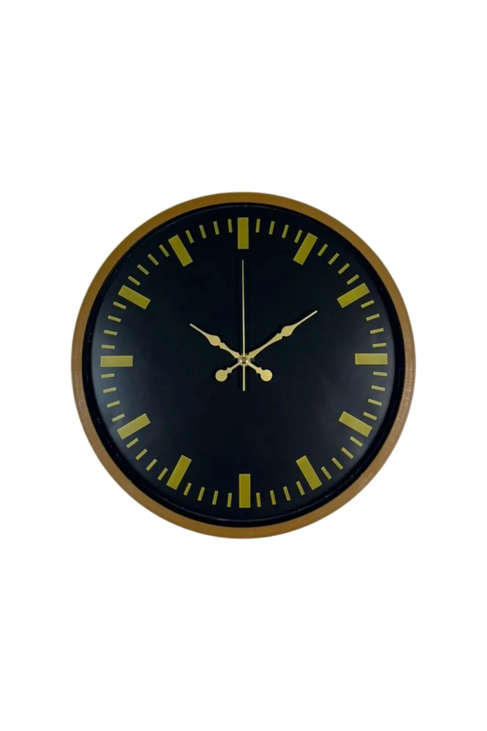 36 Cm Kahverengi Modern Duvar Saati