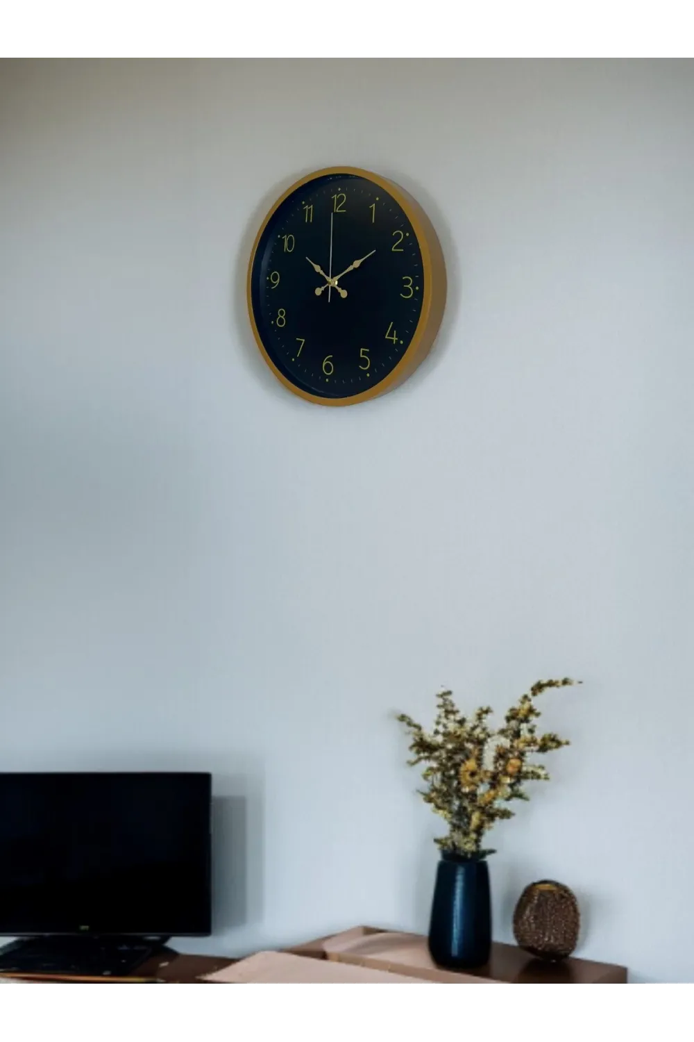 36 Cm Kahverengi Standart Duvar Saati
