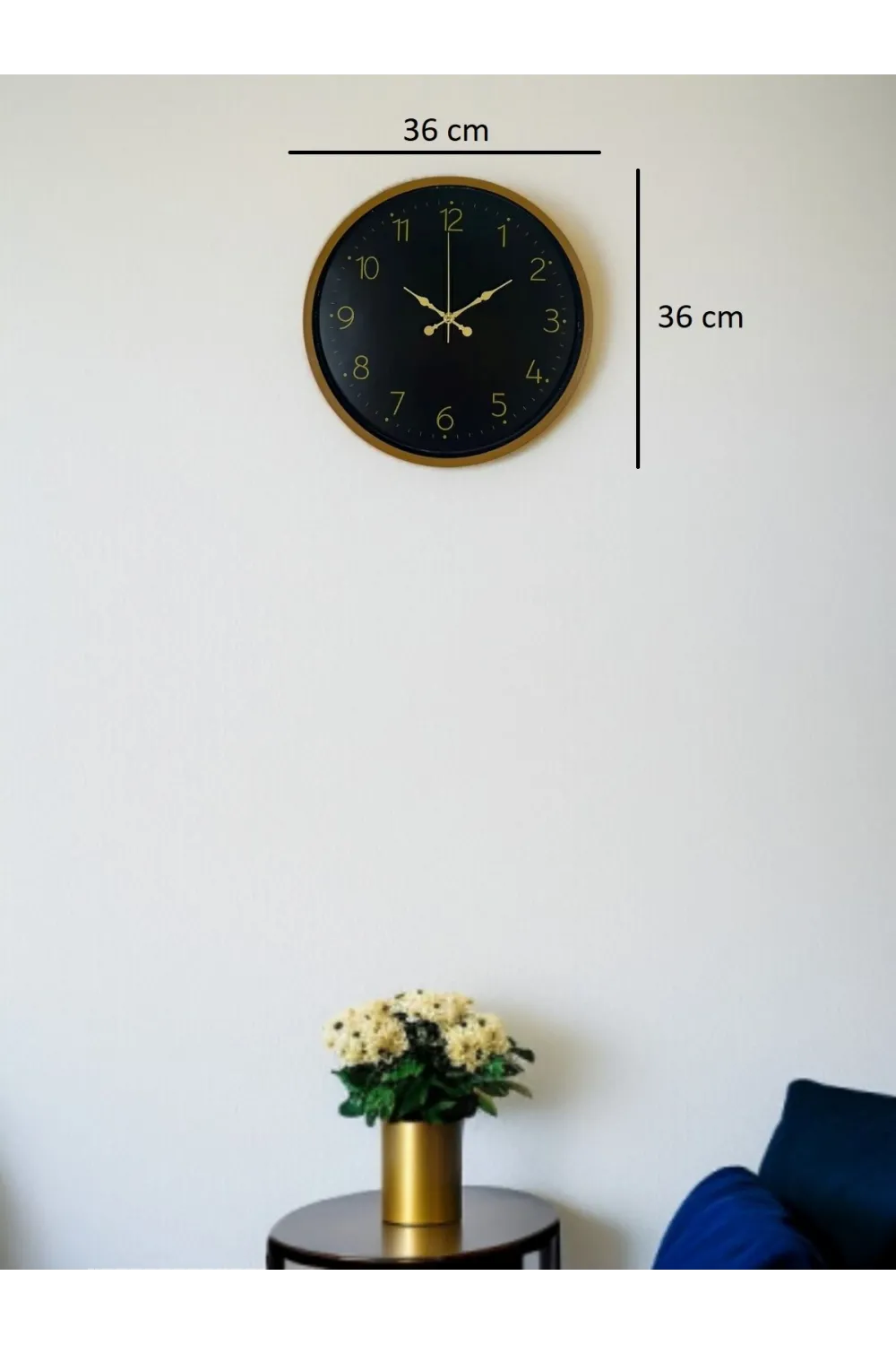 36 Cm Kahverengi Standart Duvar Saati