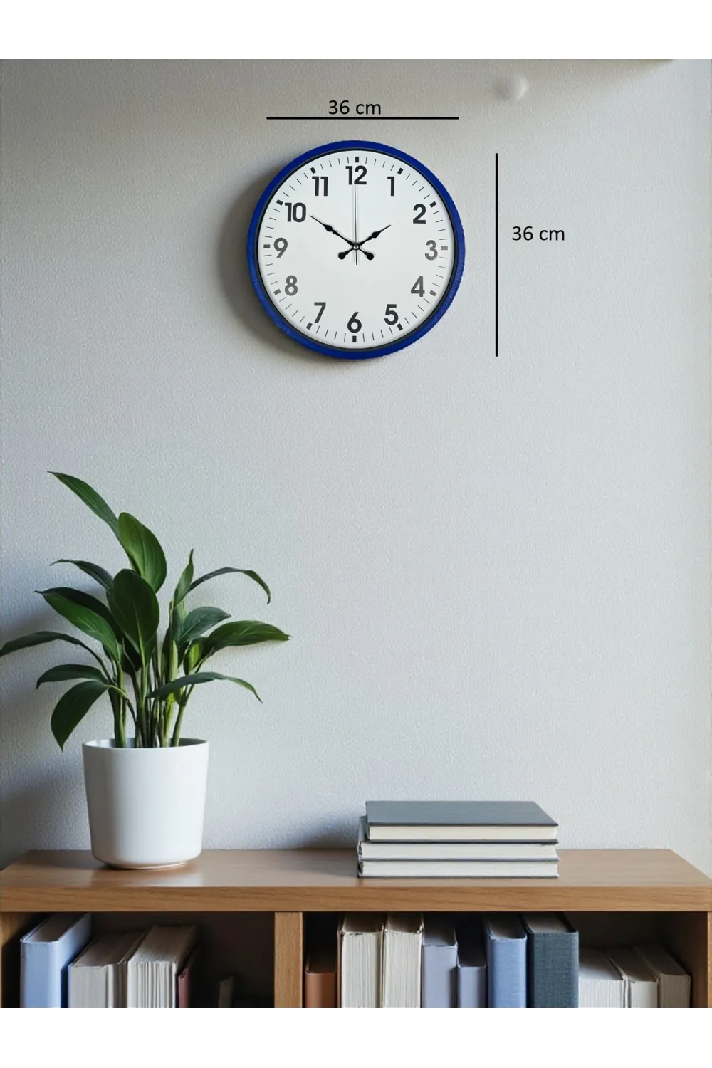 36 Cm Lacivert Standart Duvar Saati