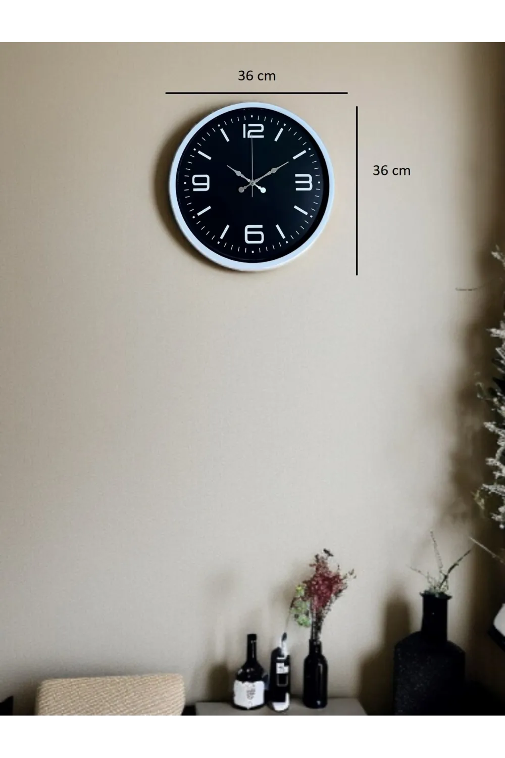 36 Cm Modern Dekoratif Duvar Saati