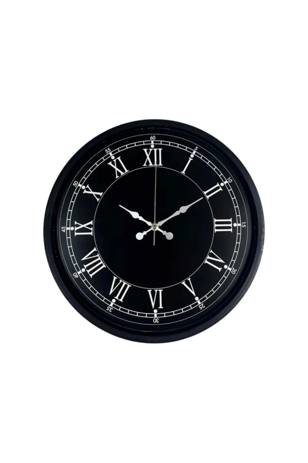 36 Cm Modern Siyah Duvar Saati