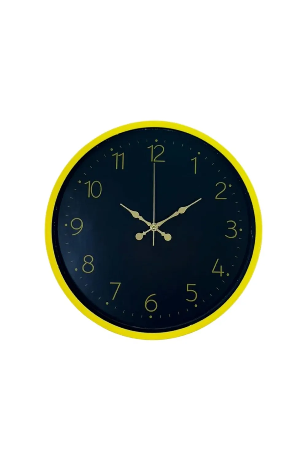 36 Cm Sarı Şık Duvar Saati