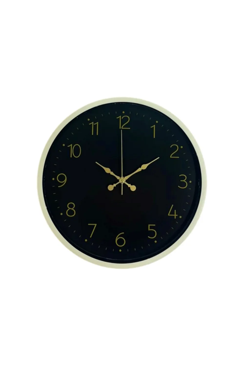 36 Cm Standart Krem Duvar Saati