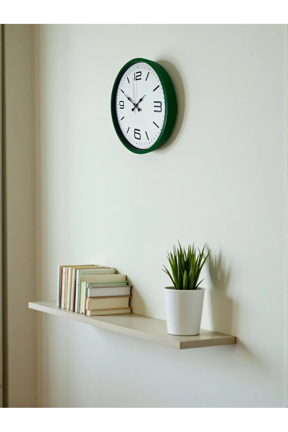 36 Cm Yeşil Modern Dekoratif Duvar Saati