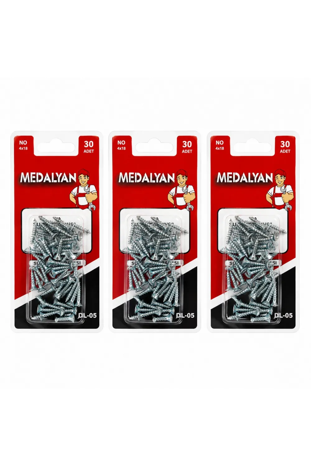 360 Adet 4x18 Sunta Vidası 12x30pcs