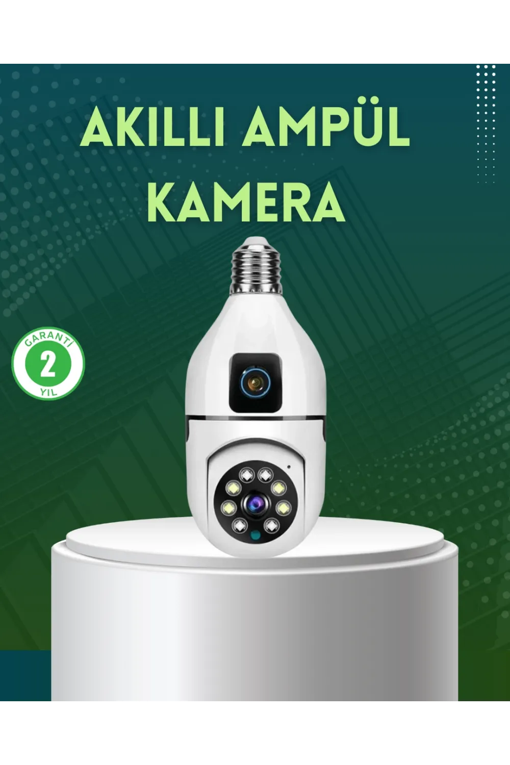 360 Derece Panoramik Wifi Kamera – Full Hd Ev Güvenlik Sistemi