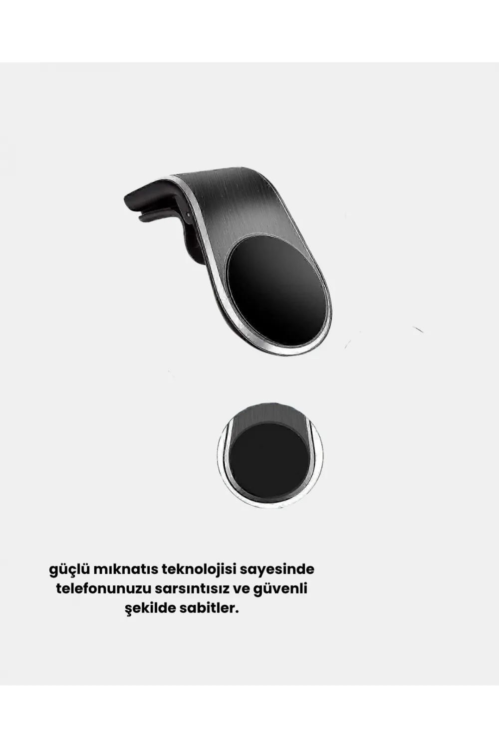 360° Dönebilen Manyetik Araç Telefon Tutucu Sarsıntısız Ve Şık Tasarımlı