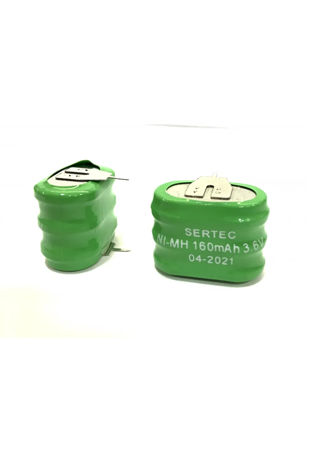 3.6V 3S1P 160 Mah 2 Pin NI-MH Buton Pil