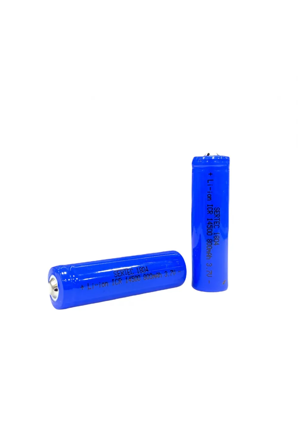 3.7V Li-ion 14500 AA - 800 Mah 1C Şarjlı Pil (Başlı)