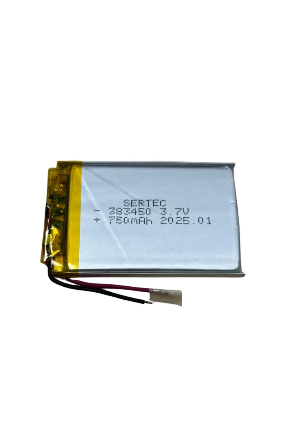 383450 3.7V 750 MAh Li-Polymer Pil (Devreli/1.5A)