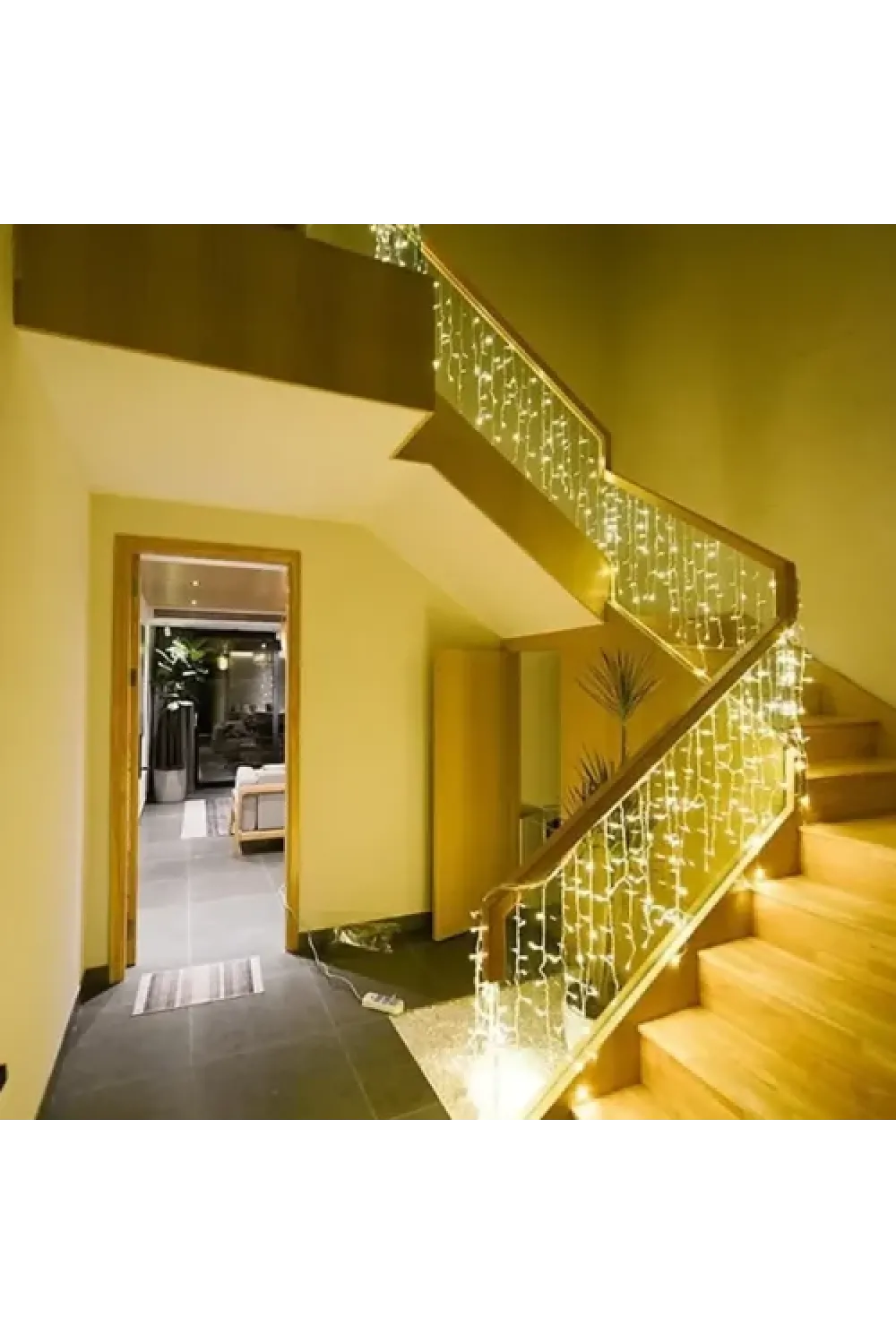 3m 100 LED Çakarlı IP65 Dış Mekan Saçak Perde