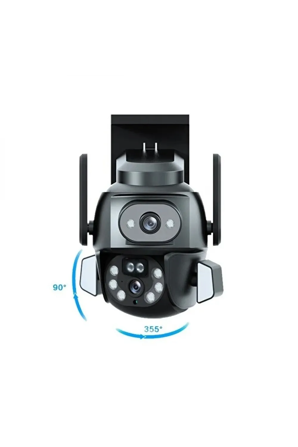 3MP + 3MP Wi-Fi IP TF Kart Girişli Optik Zoom Kamera