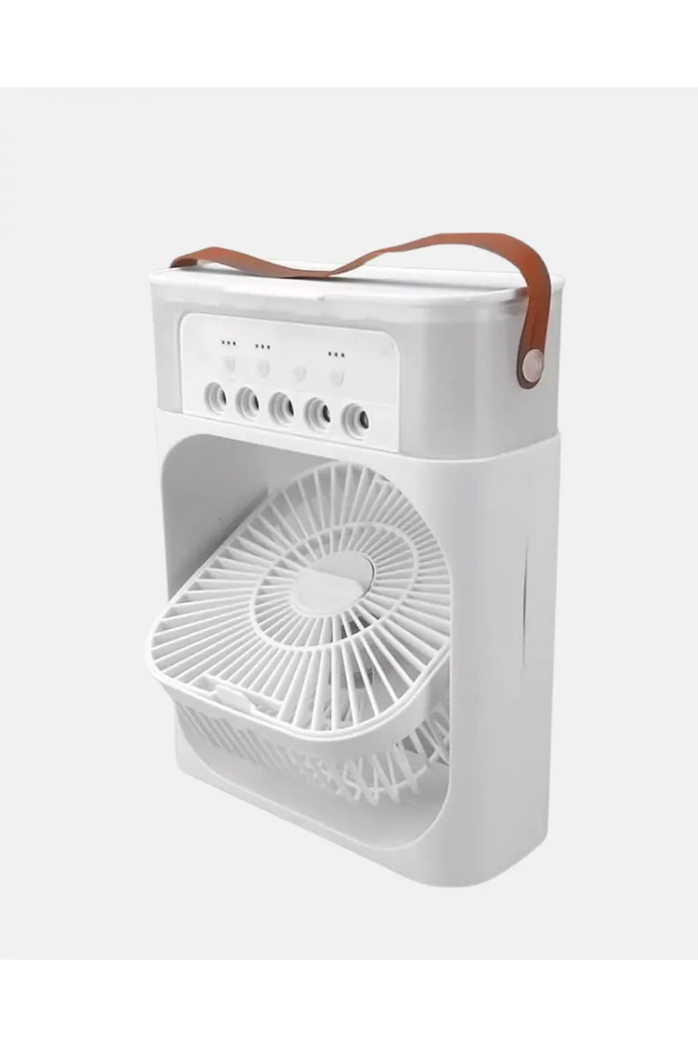 3’ü 1 Arada Mini Klima Fan Usb Şarjlı, 7 Renk Gece Lambalı Ve Nemlendirici