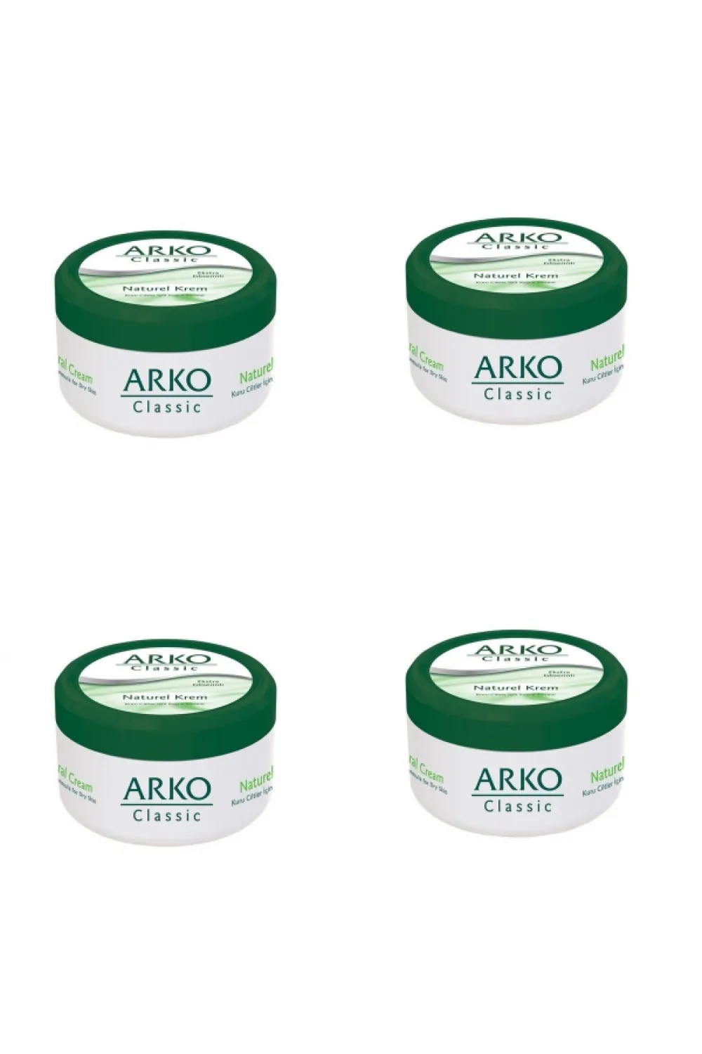 4 Adet Arko Classic Naturel El Kremi 150ml