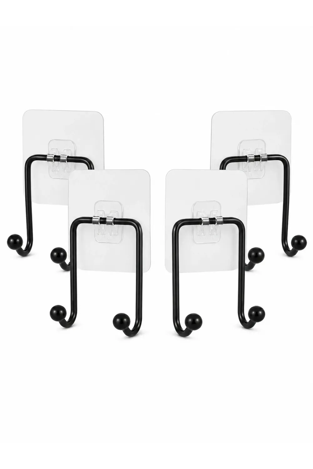 4 Adet Set İki Yapışkanlı Askı
