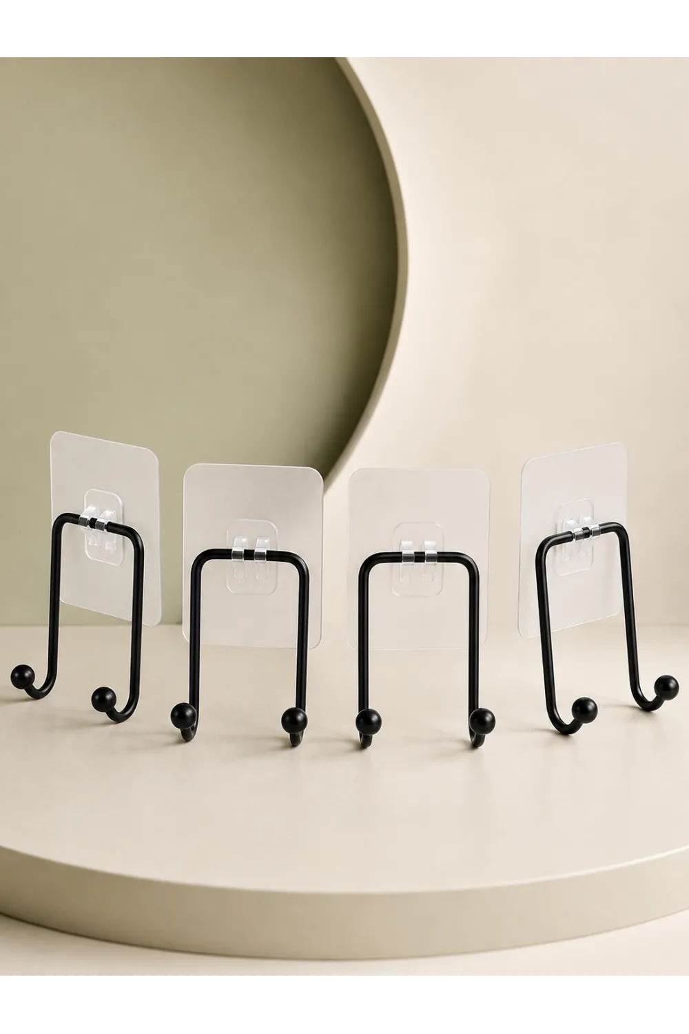 4 Adet Set İki Yapışkanlı Askı