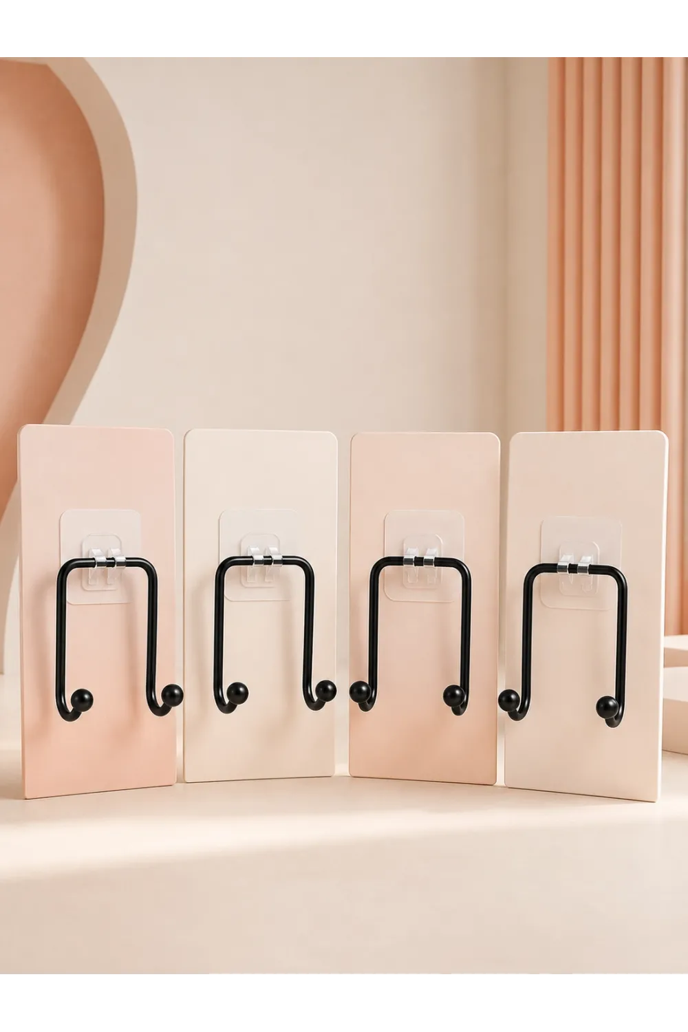 4 Adet Set İki Yapışkanlı Askı