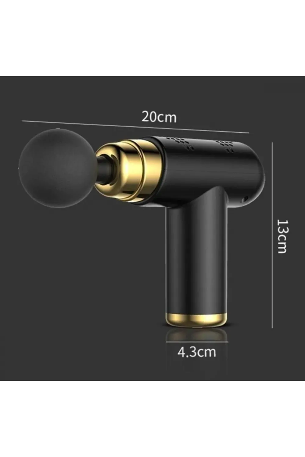 4 Başlıklı Usb Şarj Olabilen Masaj Tabancası