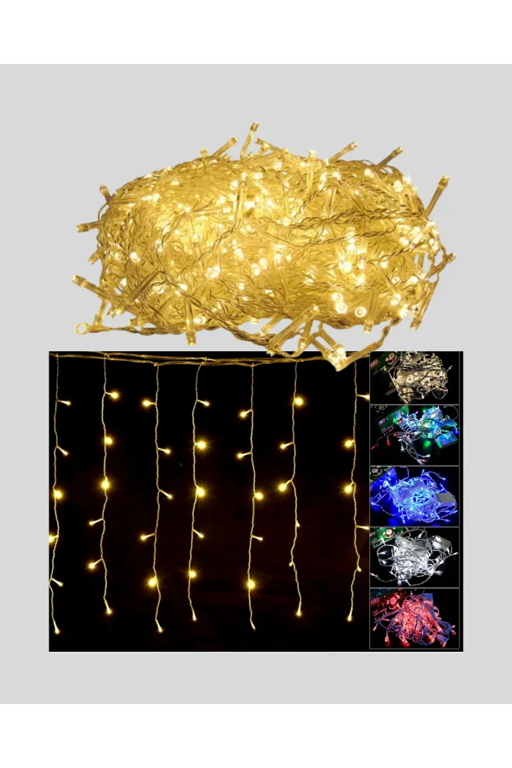 4 Metre Şelale Led Işık Perdesi Dekoratif