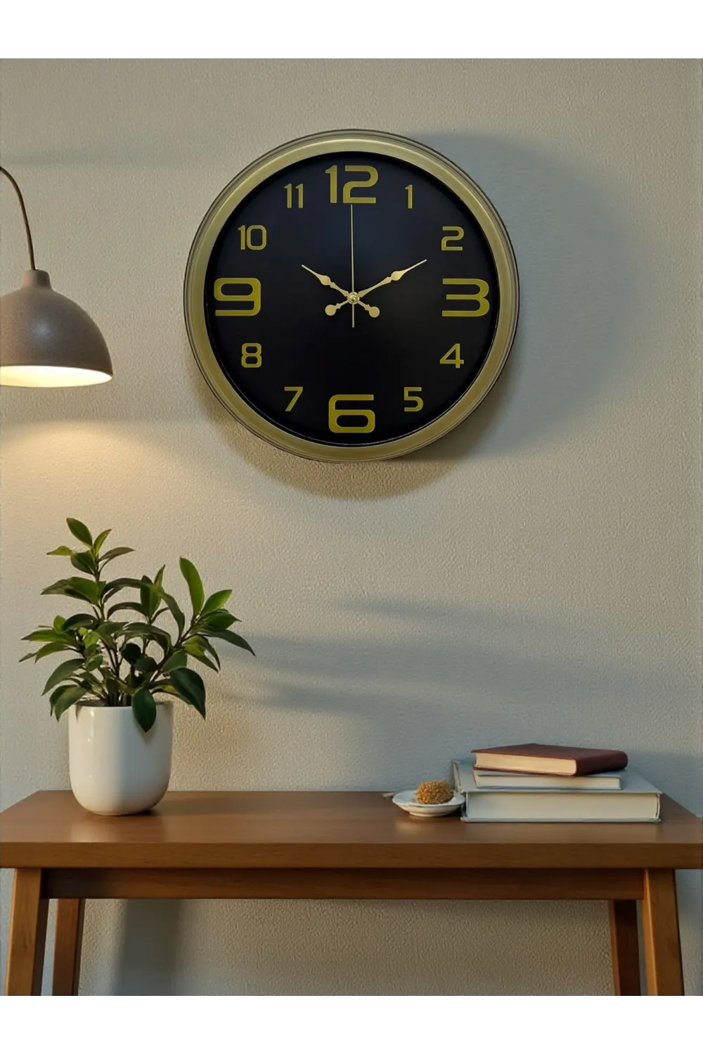 40 Cm Metal Eskitme Vintage Duvar Saati