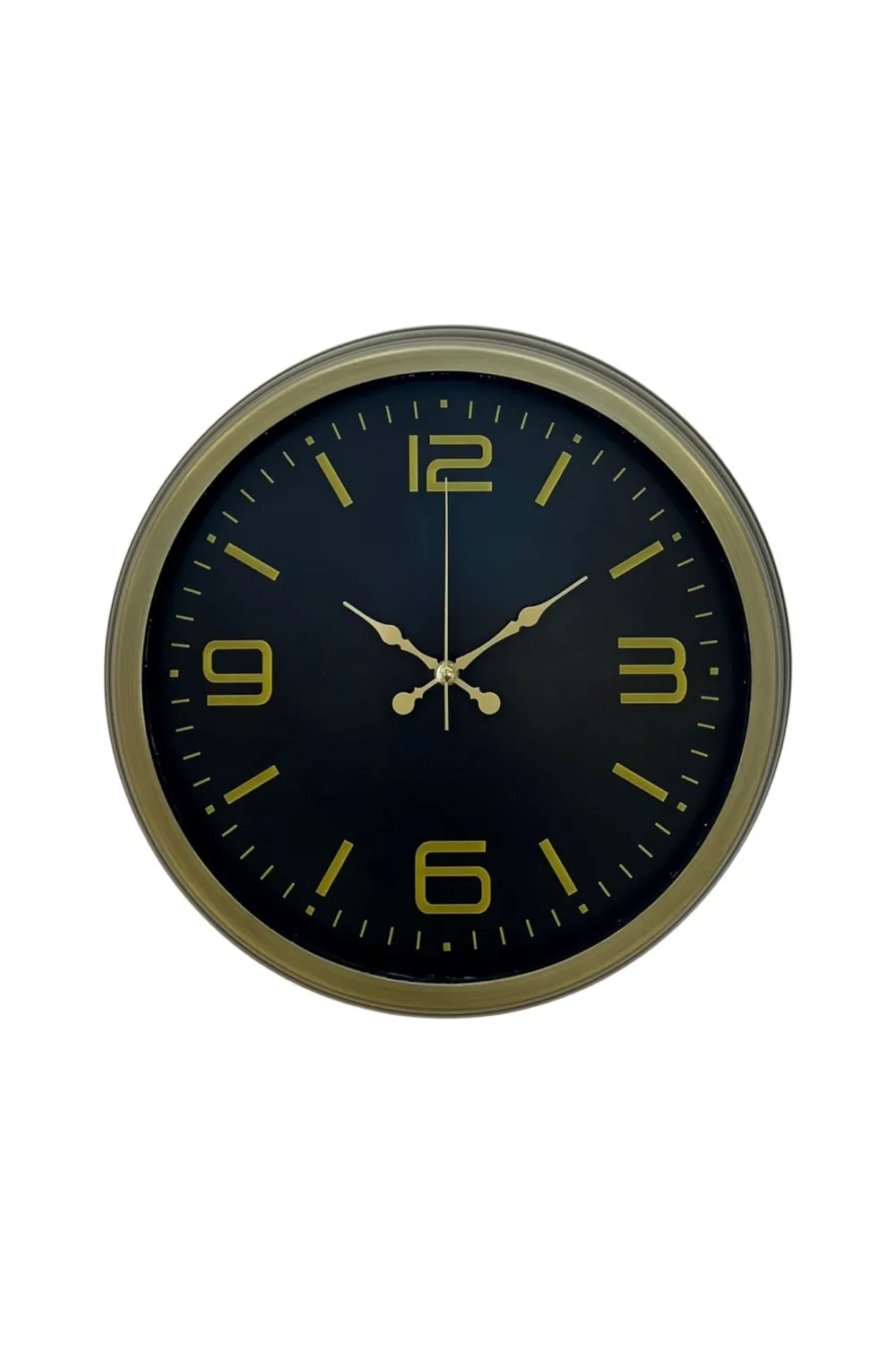 40 Cm Metal Eskitme Vintage Duvar Saati