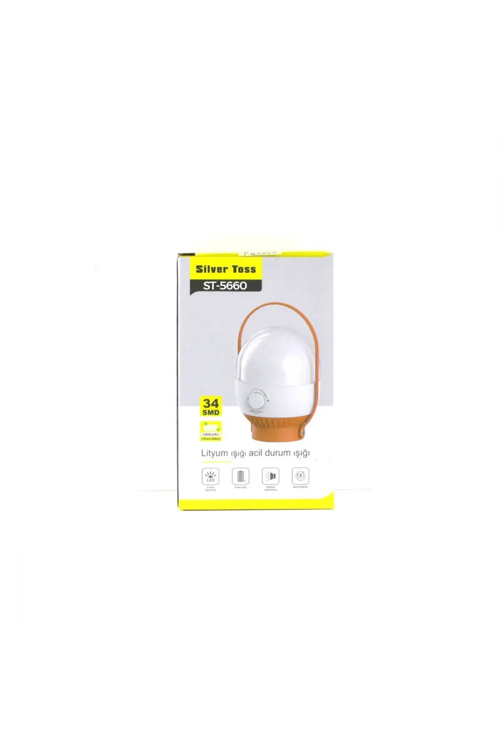 40 LED USB Şarjlı Kamp Lambası 2400mAh Ayarlanabilir Işık