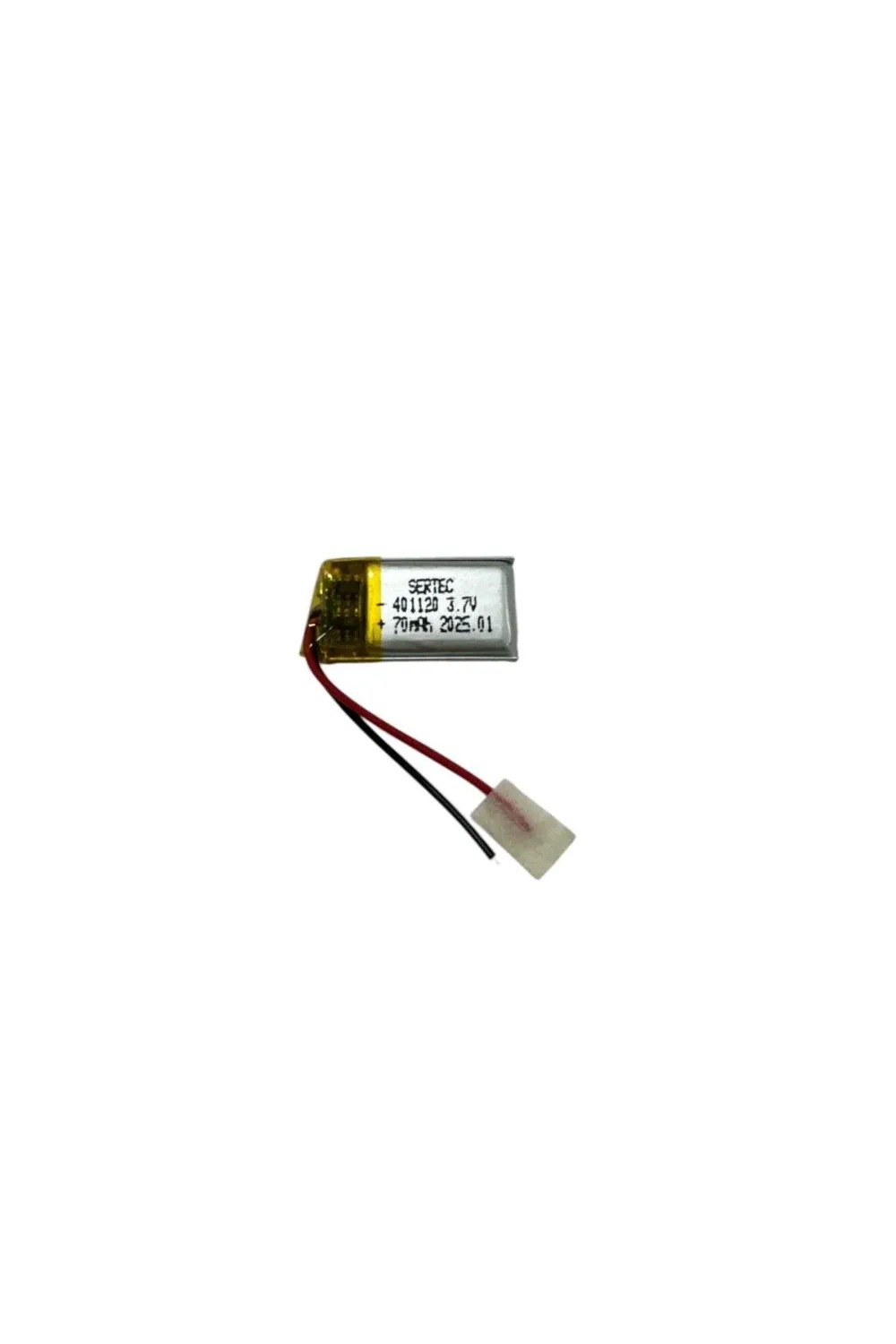 401120 3.7V 70 MAh Li-Polymer Pil (Devreli/1.5A)