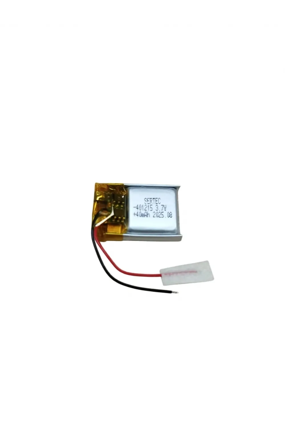 401215 3.7V 40 MAh Li-Polymer Pil (Devreli/1.5A)
