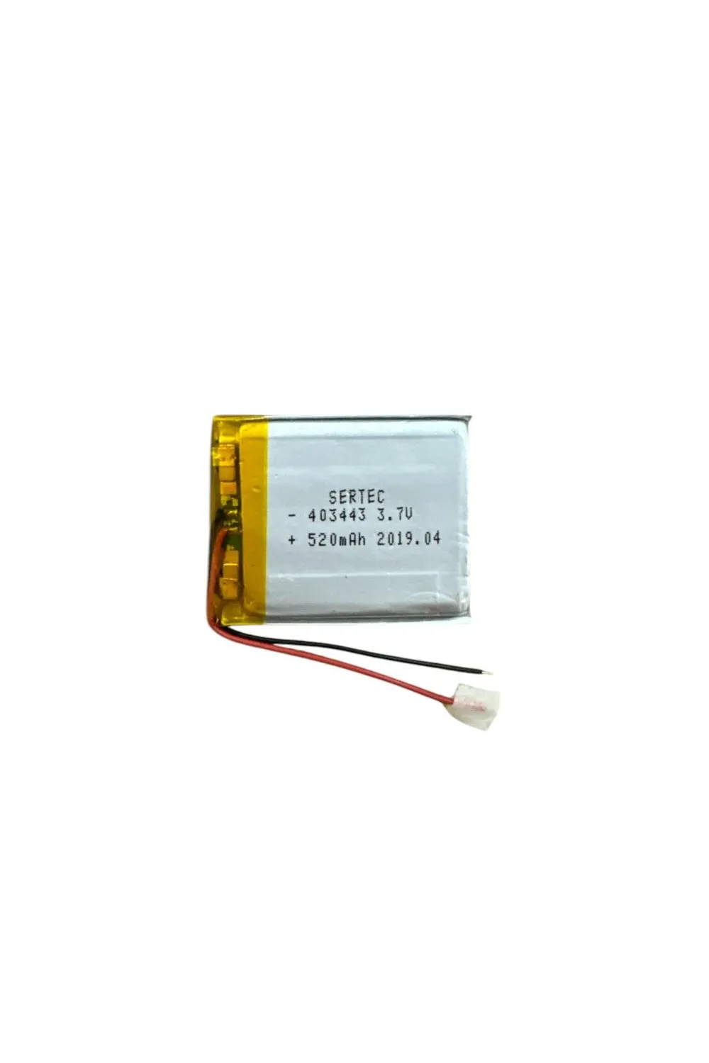 403443 3.7V 520 MAh Li-Polymer Pil (Devreli/1.5A)
