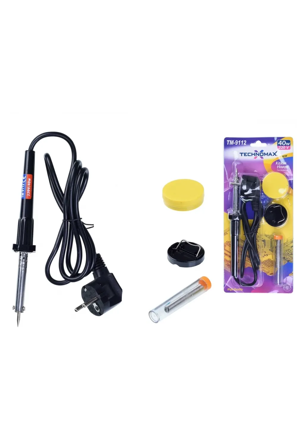 40w Pasta ve Lehim Telli Havya Seti Tm9112