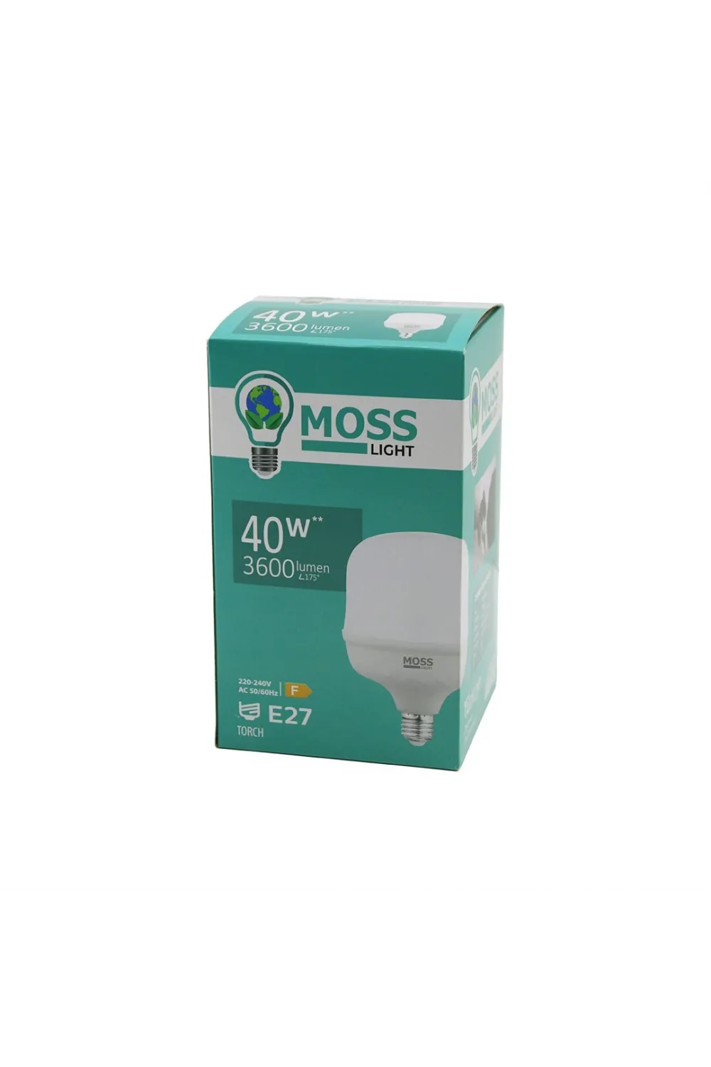 40w  Torch  Led Ampul Plastik E27 3600lumen L175° 5000 Saat Ömür Ip20 185-265v Ac  Ms-3098