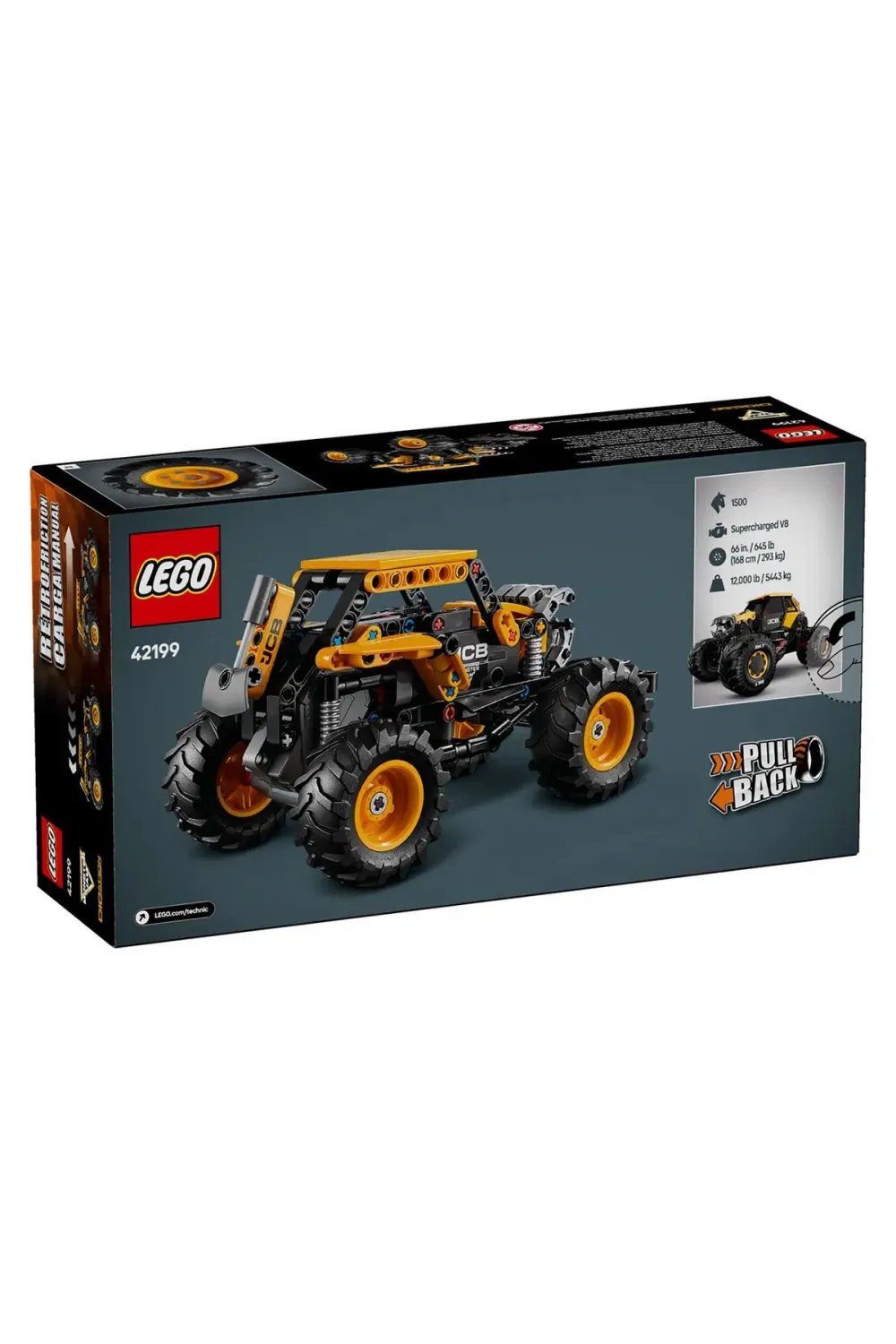 42199 Lego Technic Monster Jam DIGatron Çek-Bırak 218 parça +7 yaş