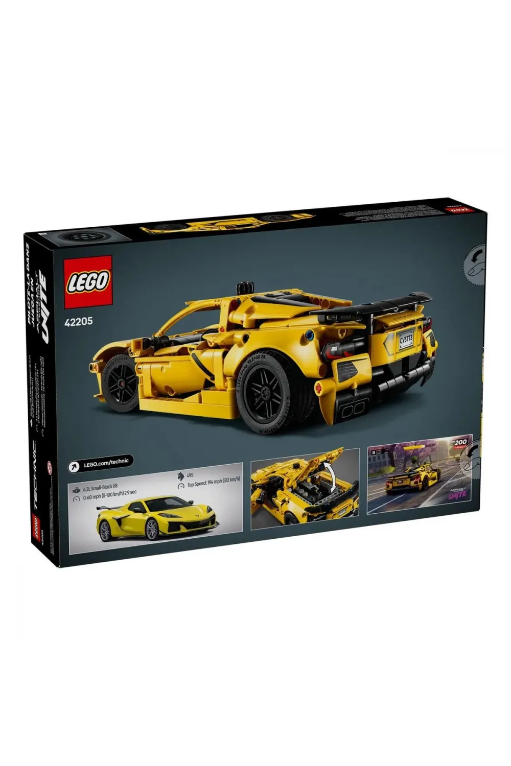 42205 Lego Technic Chevrolet Corvette Stingray 732 parça +9 yaş